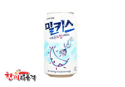 밀키스(뚱)340ml캔(롯데칠성)