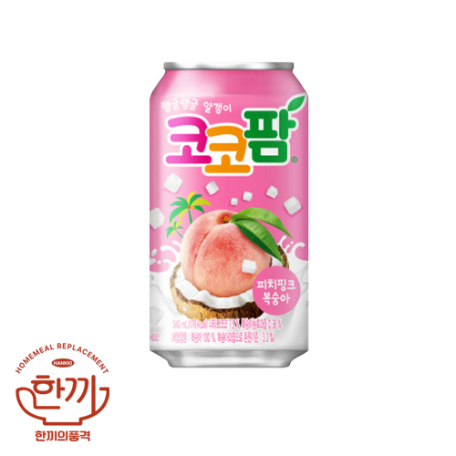 코코팜피치핑크(뚱)340ml(해태음료)