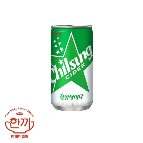 칠성사이다190ml캔(롯데칠성)