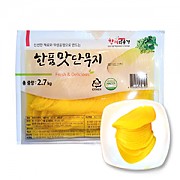 맛단무지2.7kg(반달슬라이스)