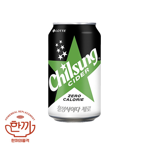 칠성사이다(제로)355ml캔(롯데칠성)