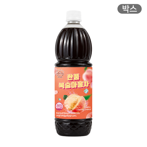 (박스)한품-액상복숭아홍차1000ml