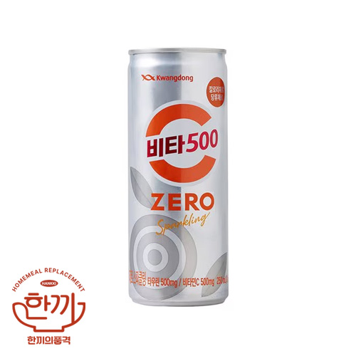 비타500스파클링(제로)250ml캔(광동)